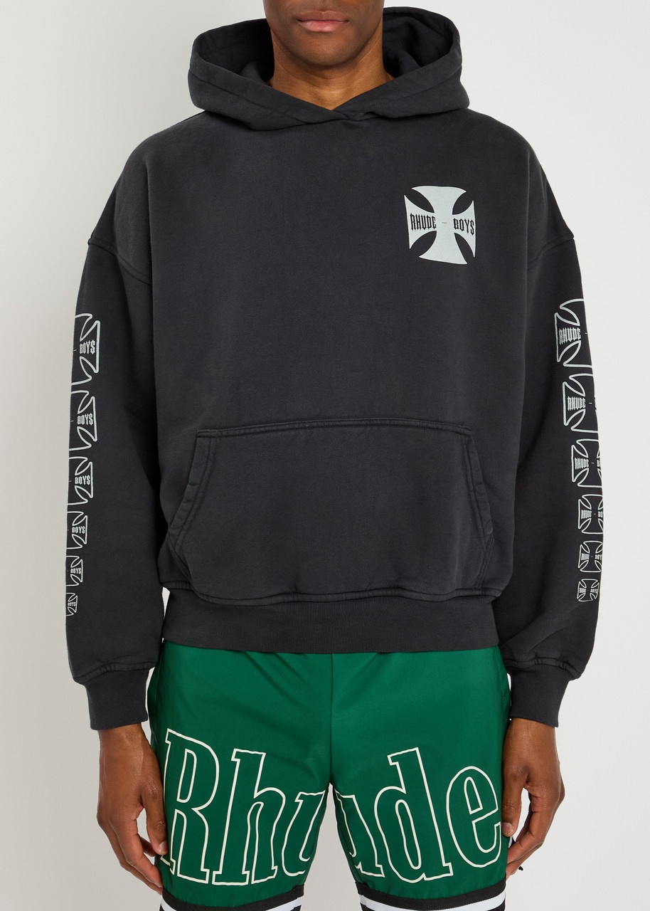 Rhude Rhude Boys Hooded Cotton Sweatshirt - 2