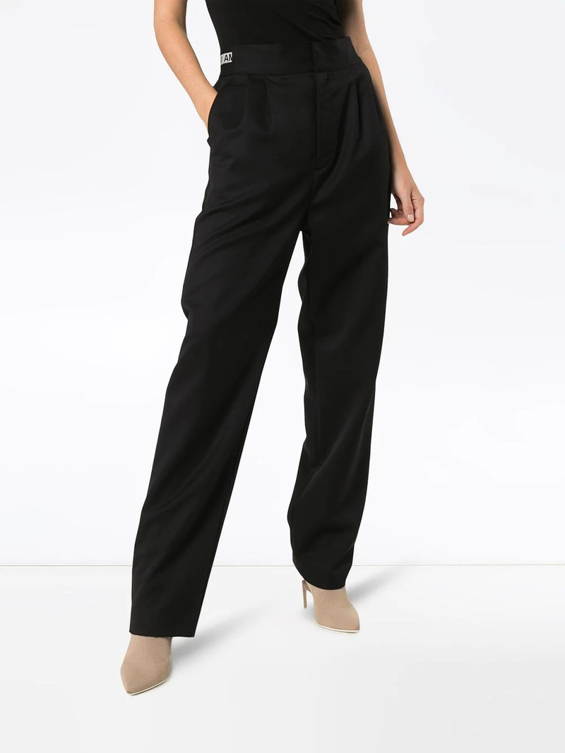 high-waist straight leg trousers 3