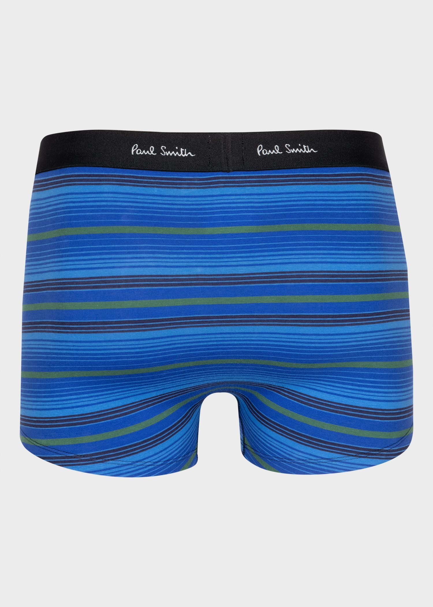 Blue Tonal Stripe Boxer Briefs - 2