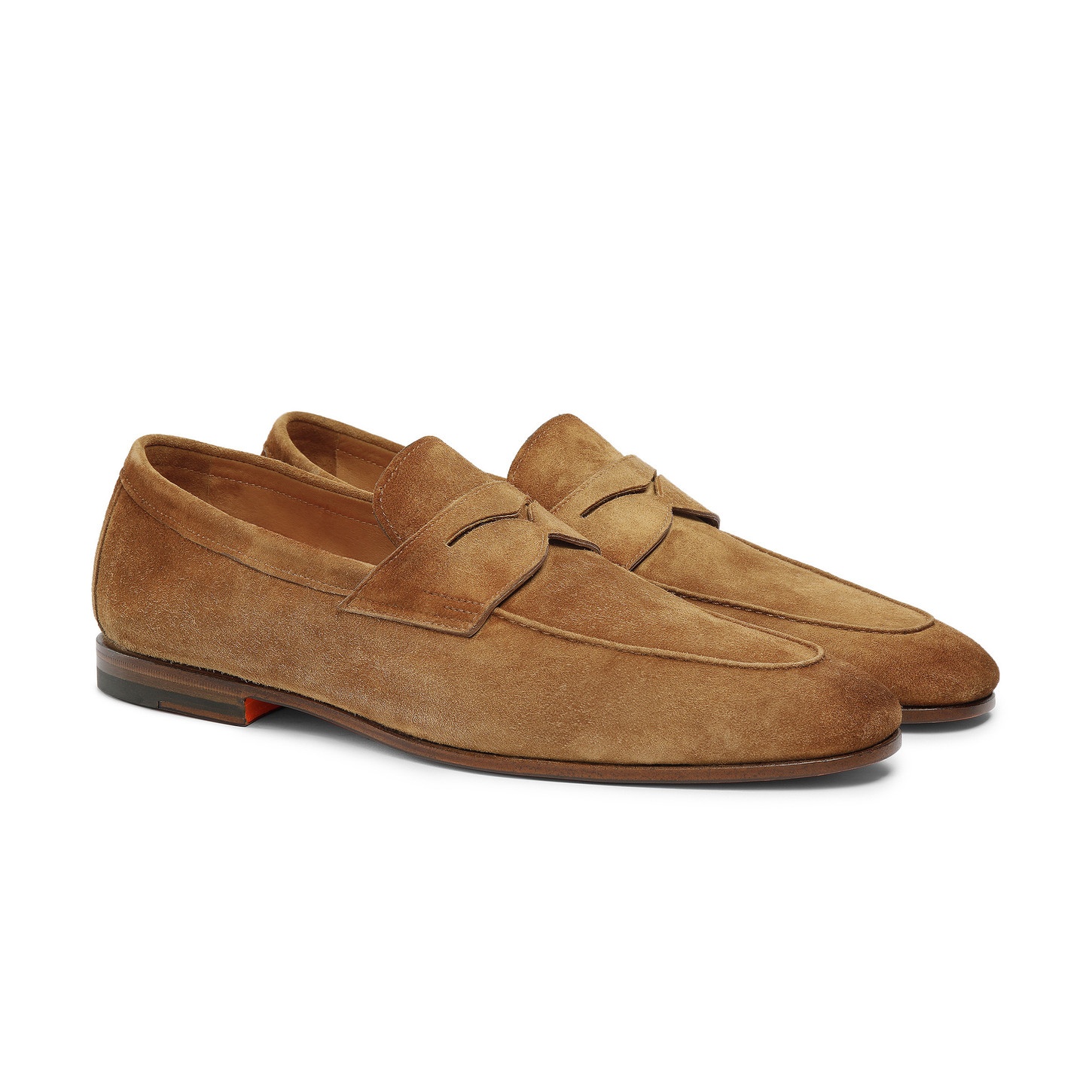 Men's light brown suede Carlo loafer - 3