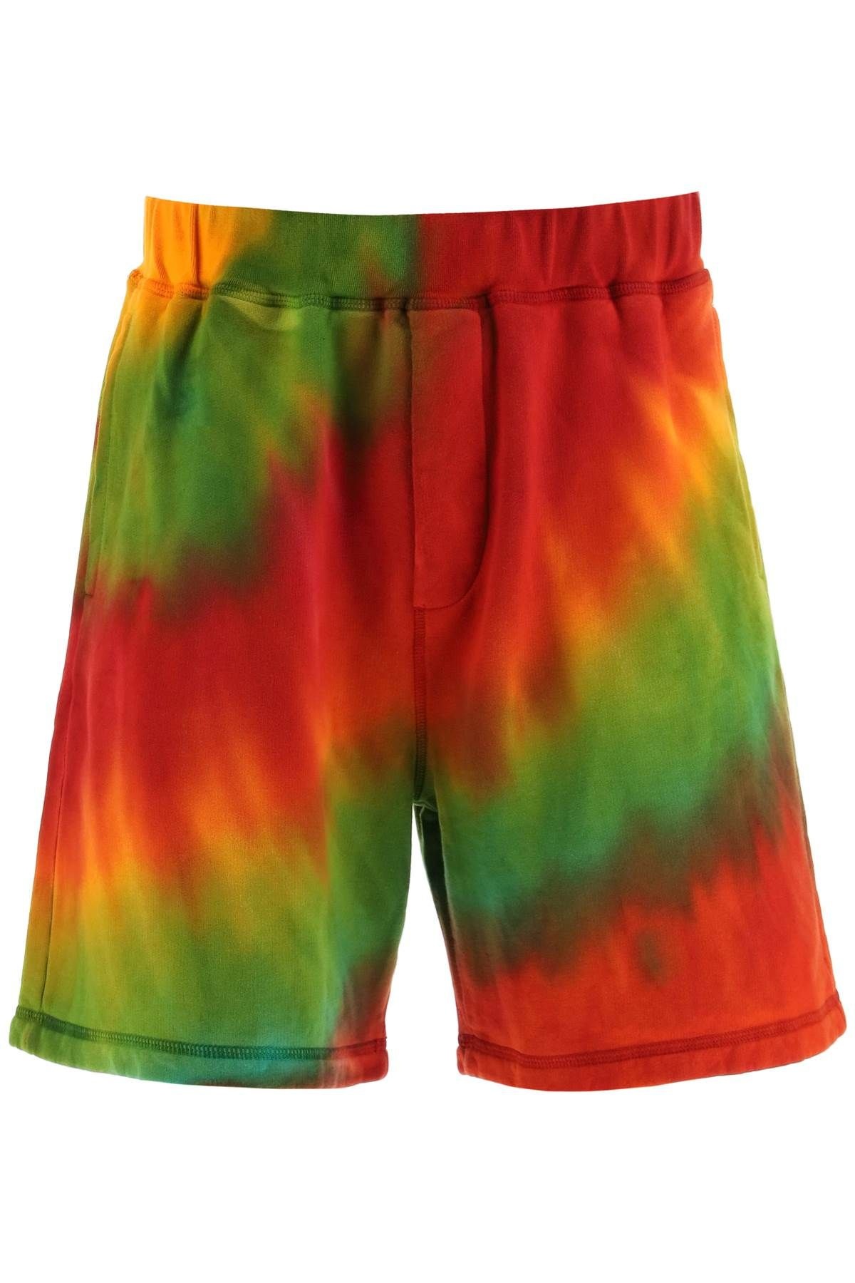 TIE-DYE SHORT SWEATPANTS - 1