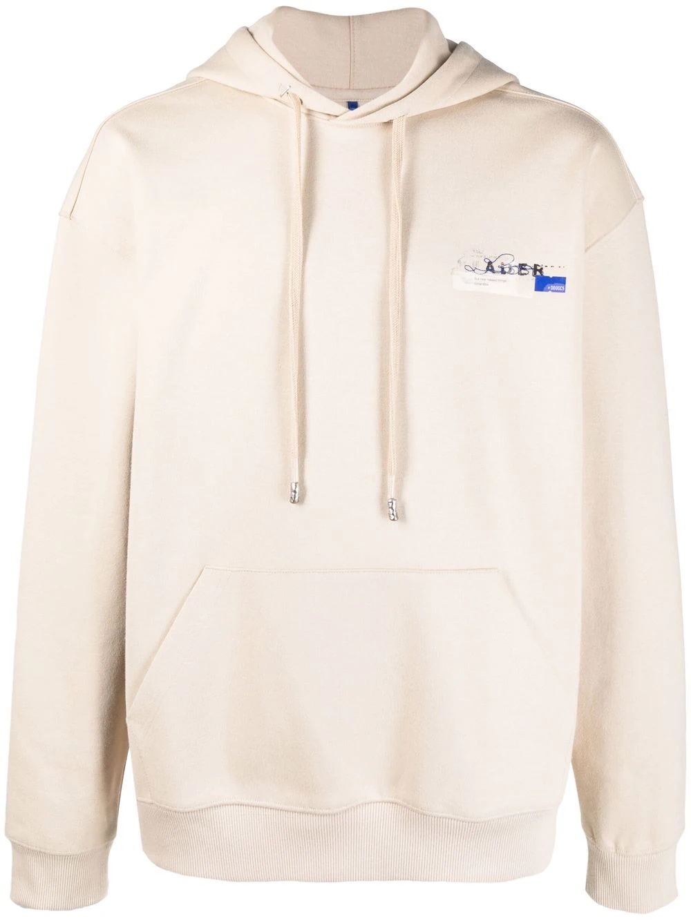 logo-print hoodie - 1