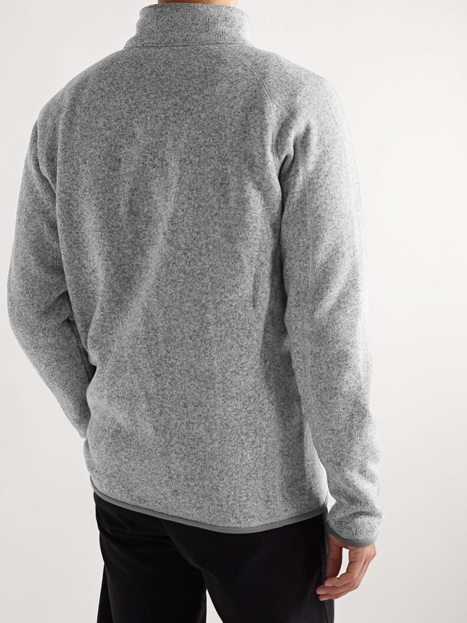 Better Sweater Mélange Fleece-Back Knitted Jacket - 5