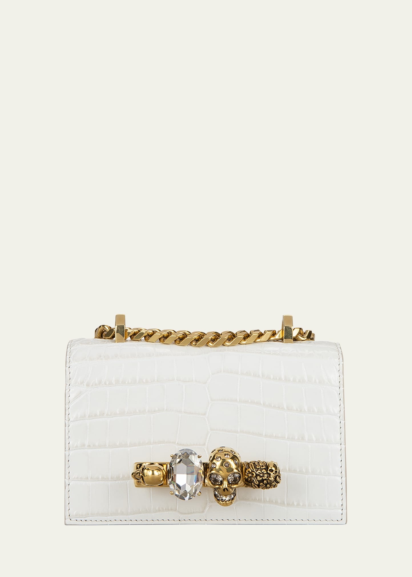 Mini Jeweled Satchel Bag - 1