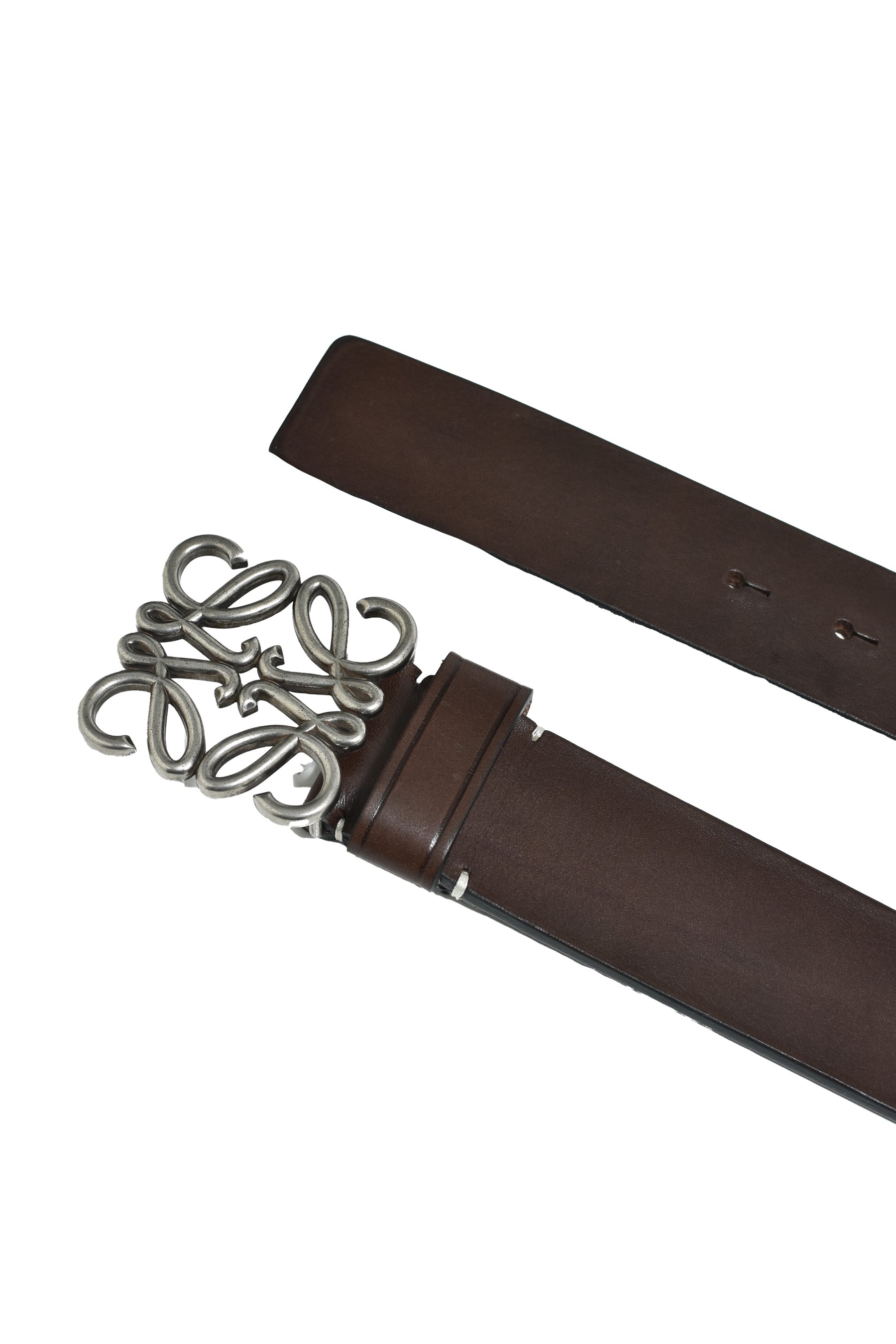 ANAGRAM CHUNKY 4CM BELT / D.CIGAR - 3