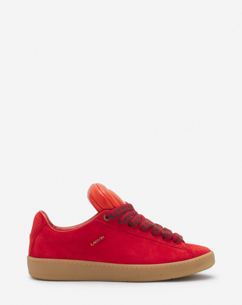LANVIN X FUTURE HYPER CURB SNEAKERS IN LEATHER AND SUEDE FOR MEN - 1