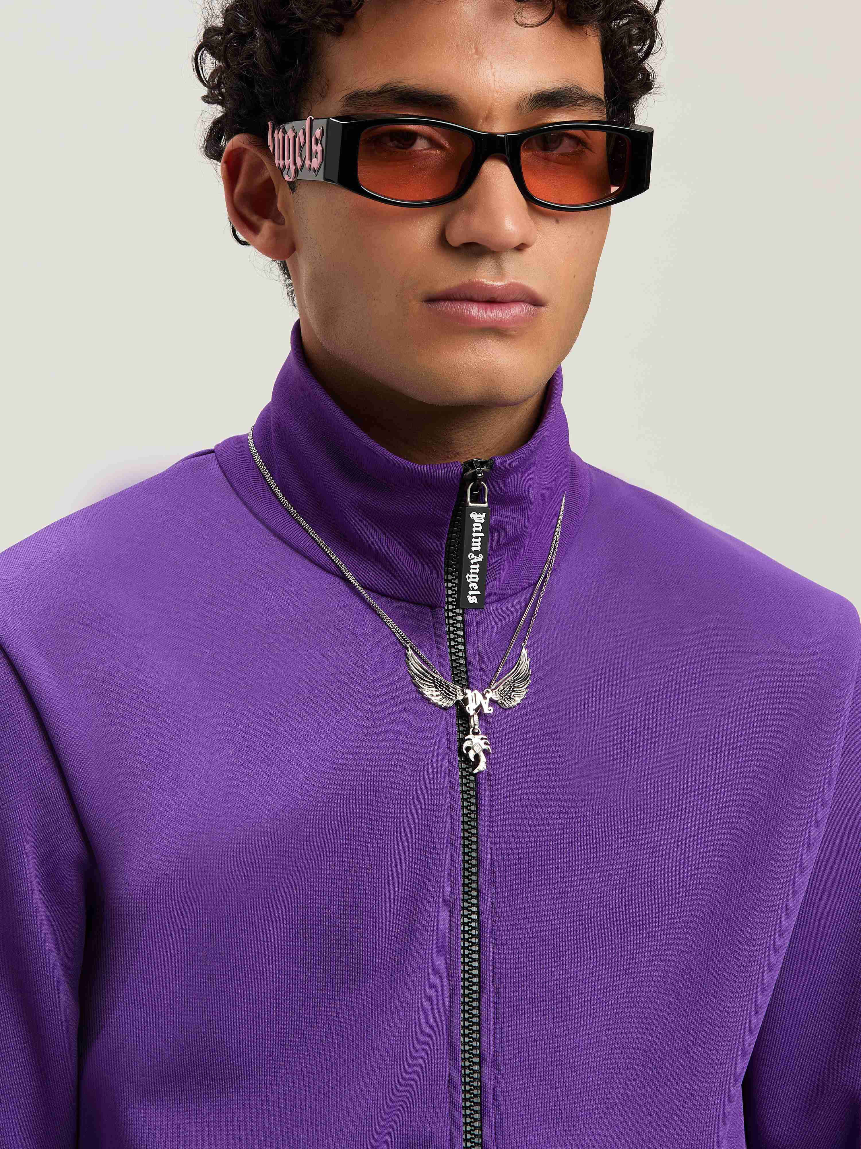Curved logo Track Jacket - 6