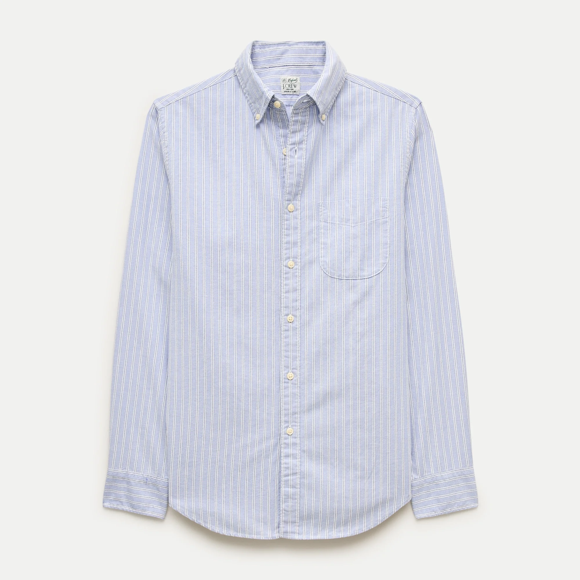 Broken-in organic cotton oxford shirt - 1