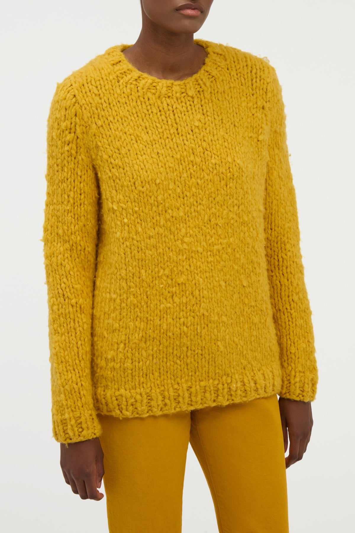 Lawrence Knit Sweater in Golden Birch Welfat Cashmere - 5