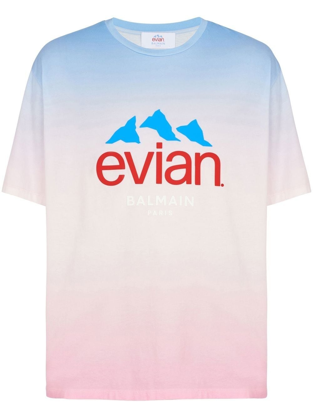 x Evian gradient-effect T-shirt - 1