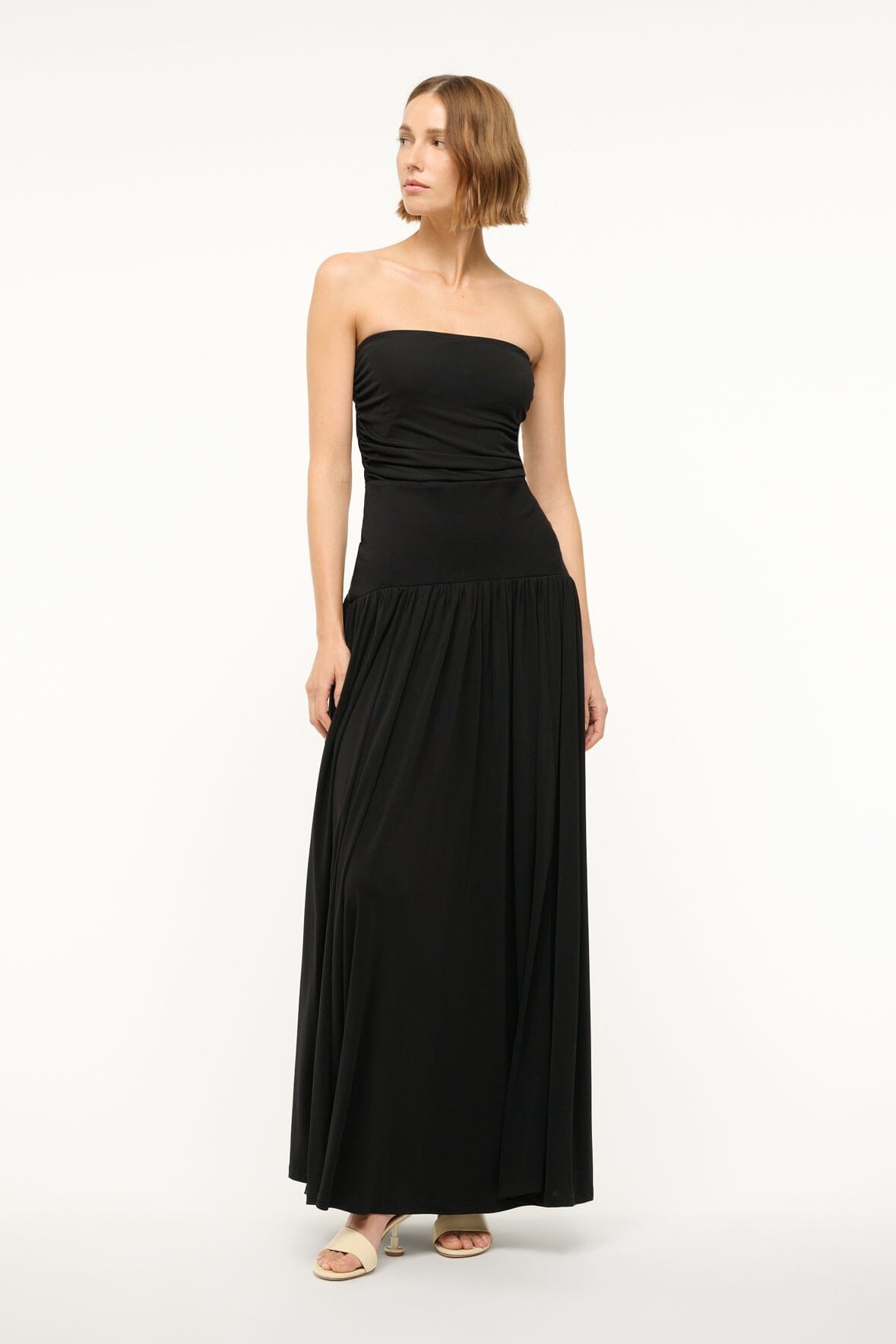 STAUD MARIANA DRESS BLACK - 2