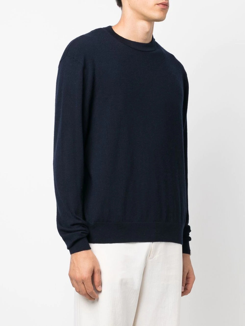 crew neck cashmere-blend jumper - 5