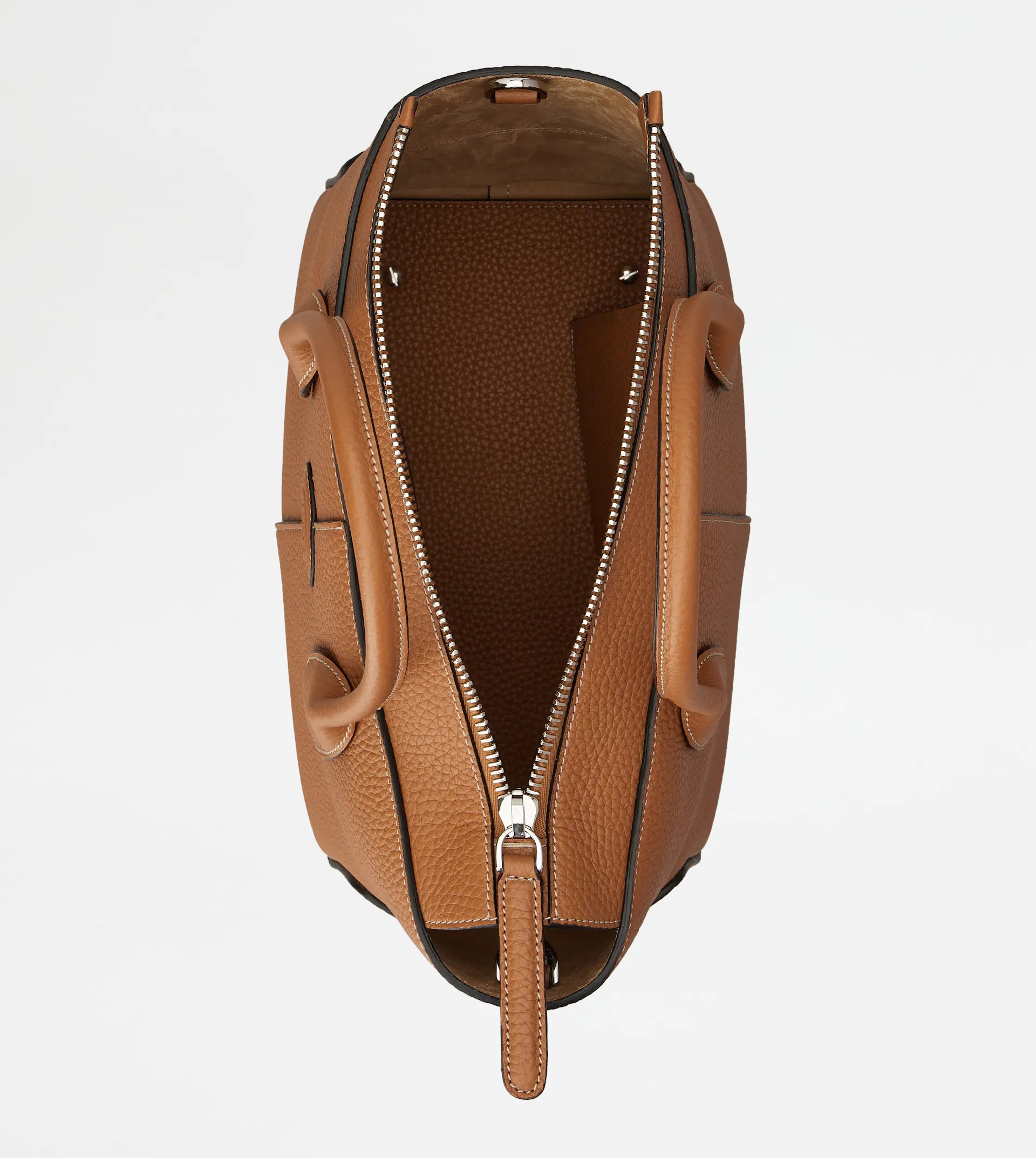 TOD'S DI BAG IN LEATHER SMALL - BROWN - 4