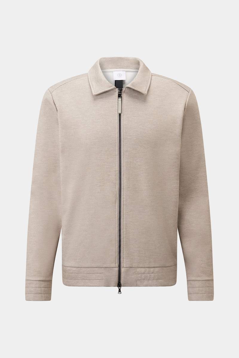 Robby jersey jacket in Beige 1