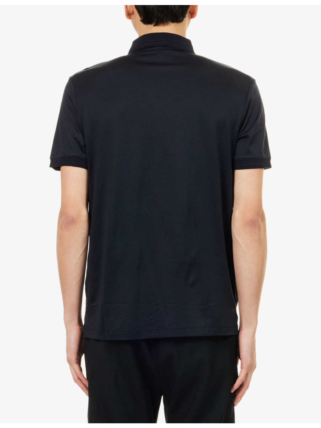 Logo-Embellished Short-Sleeve Woven Polo Shirt - 4