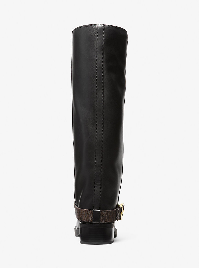 Colby Leather and Signature Logo Boot 4