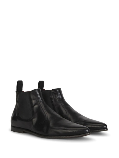 Dolce & Gabbana slip-on calf leather boots outlook