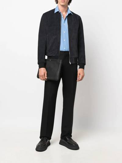 Sandro embroidered-logo long-sleeve shirt outlook