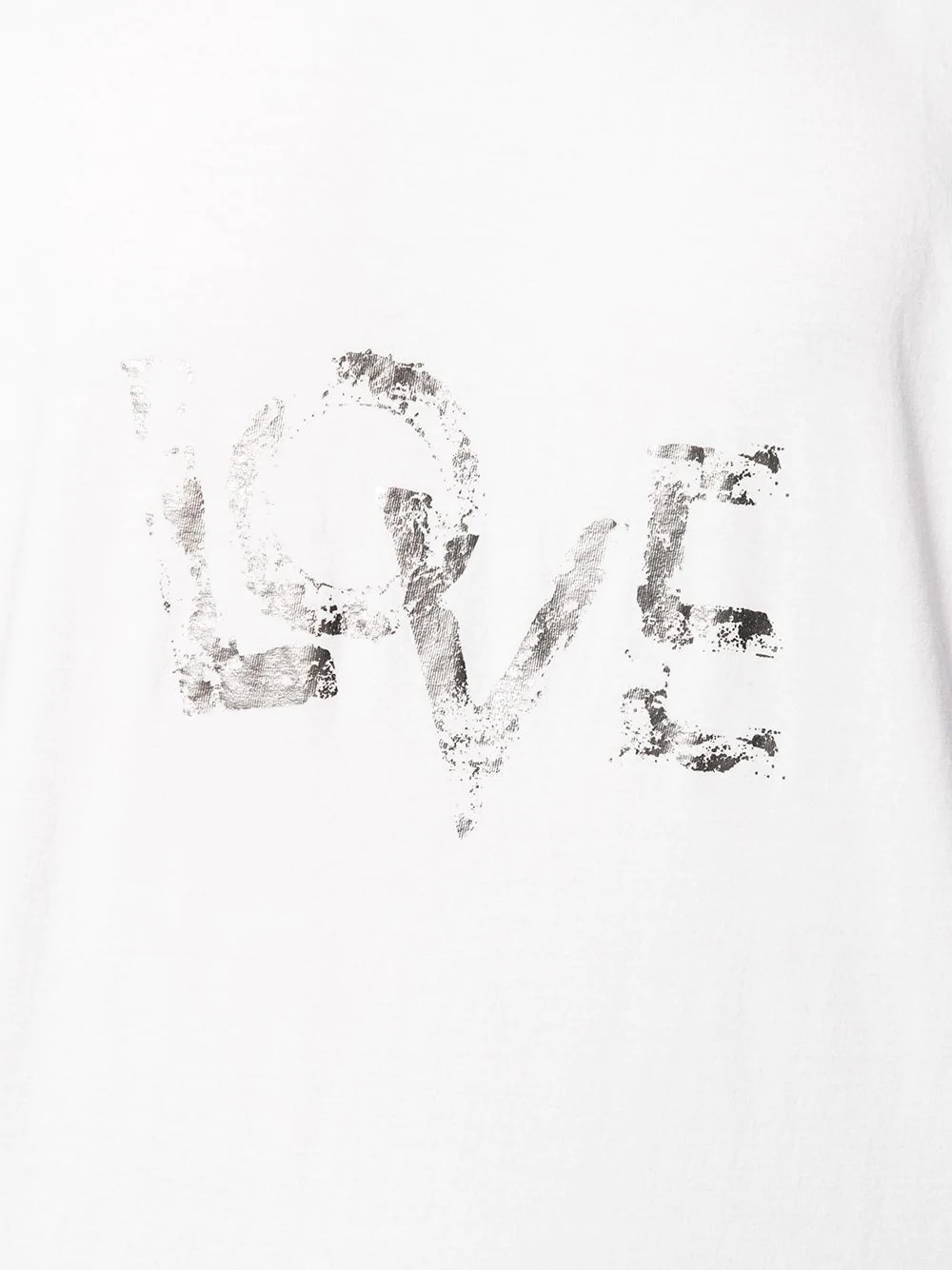 Love foil-print T-shirt - 5