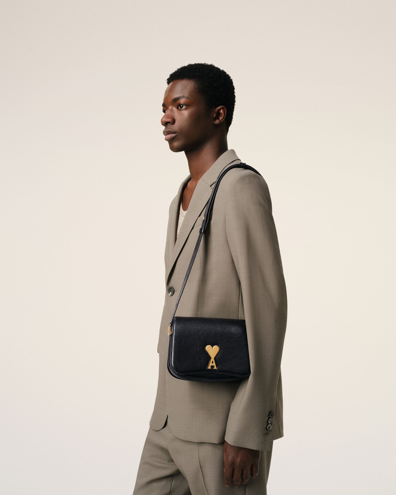 BLACK LEATHER PARIS PARIS BAG 6