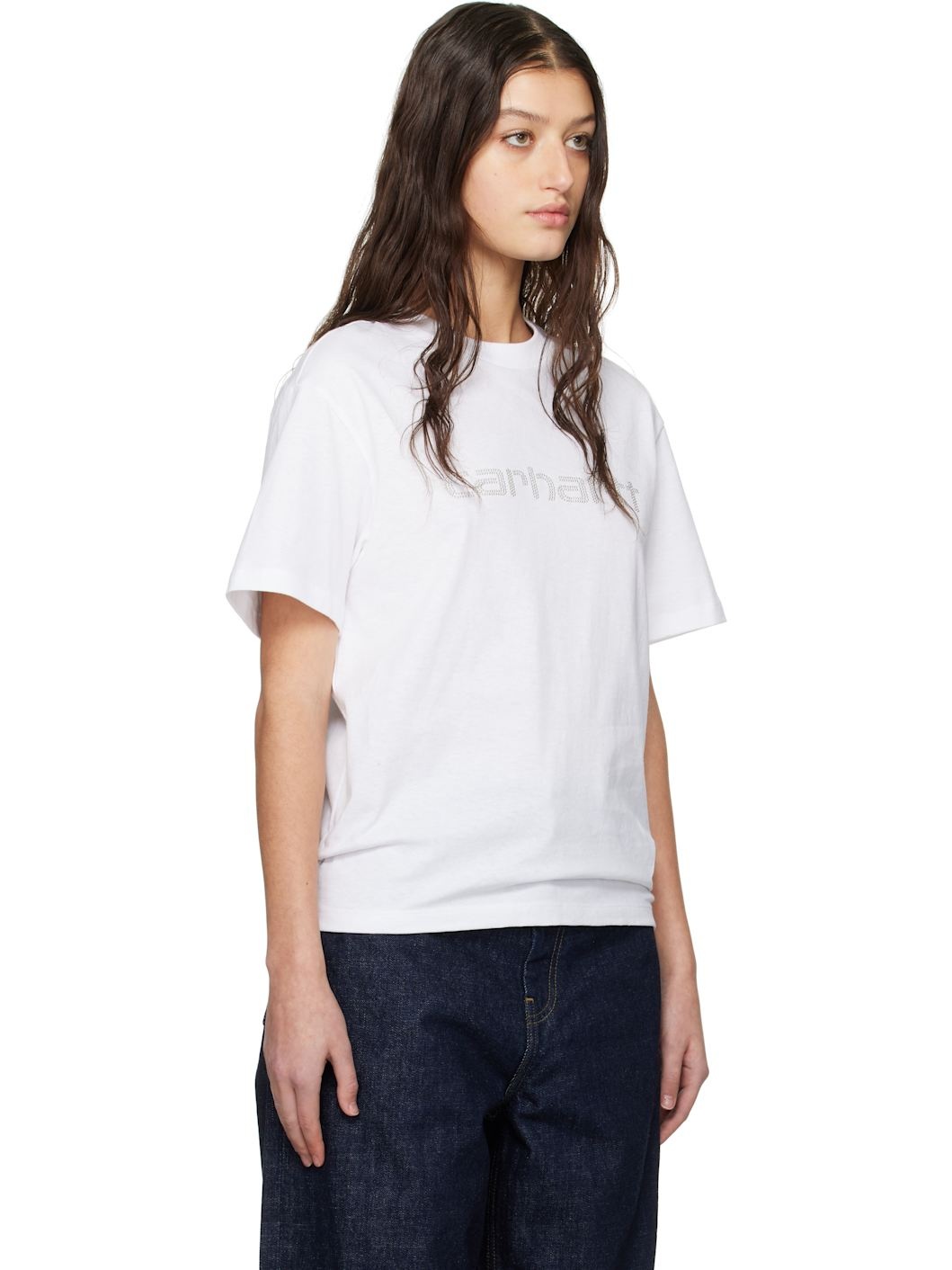 White Rivet Script T-shirt - 2