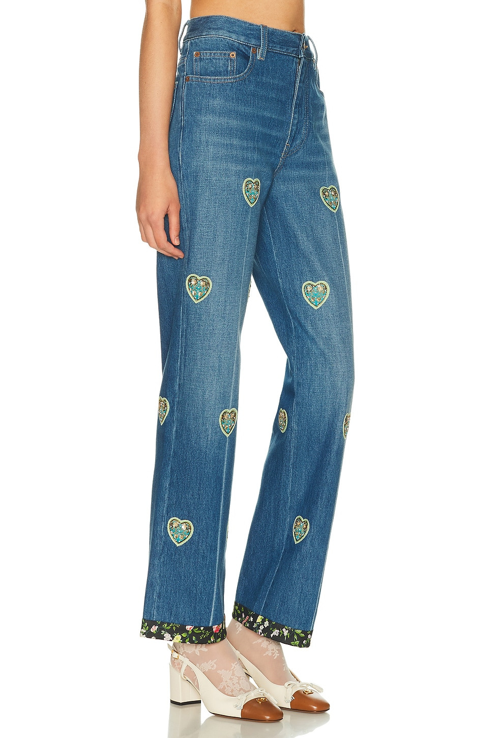 Embroidered Wide Leg - 2