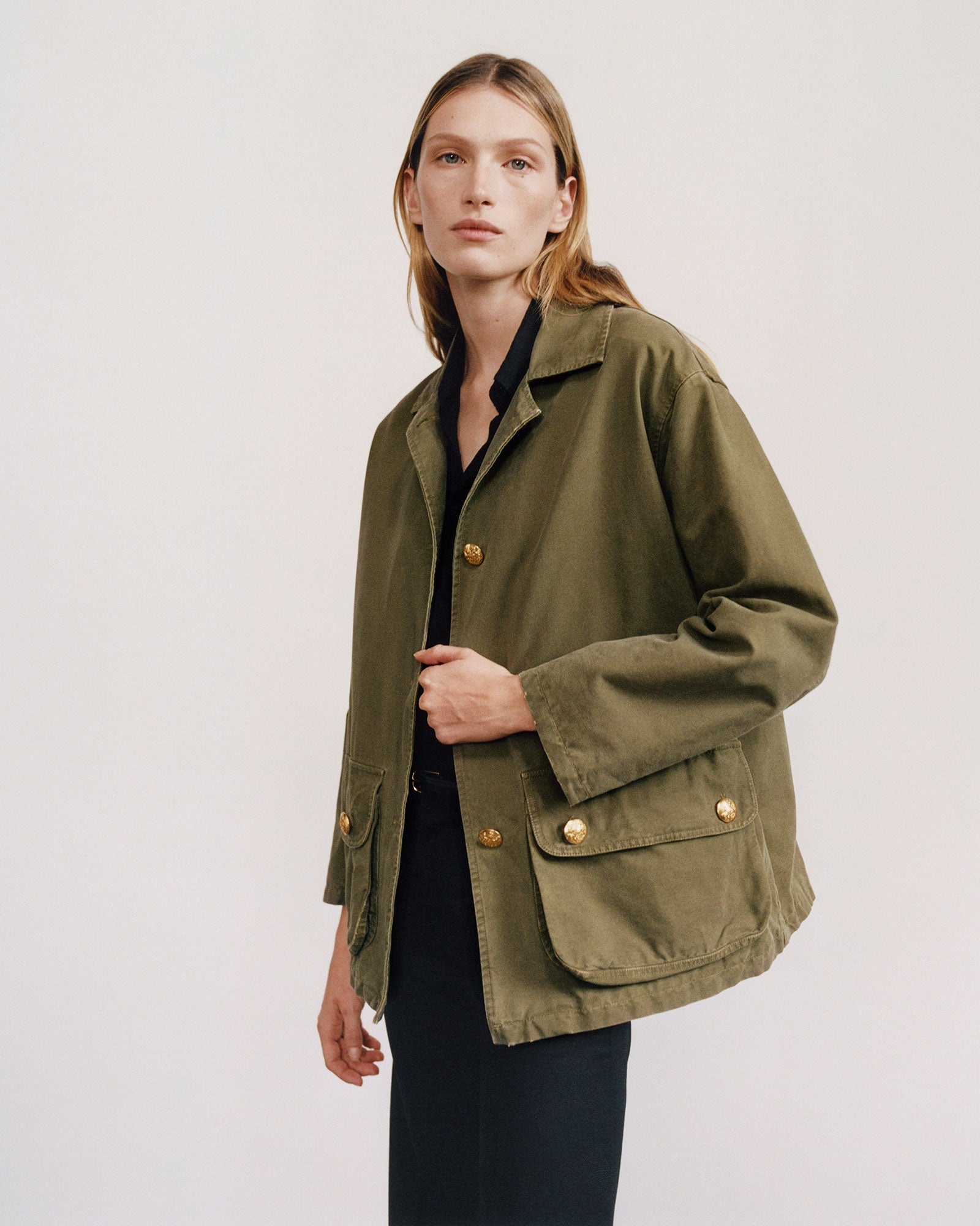 CONNOR JACKET WITH GOLD BUTTONS - 2