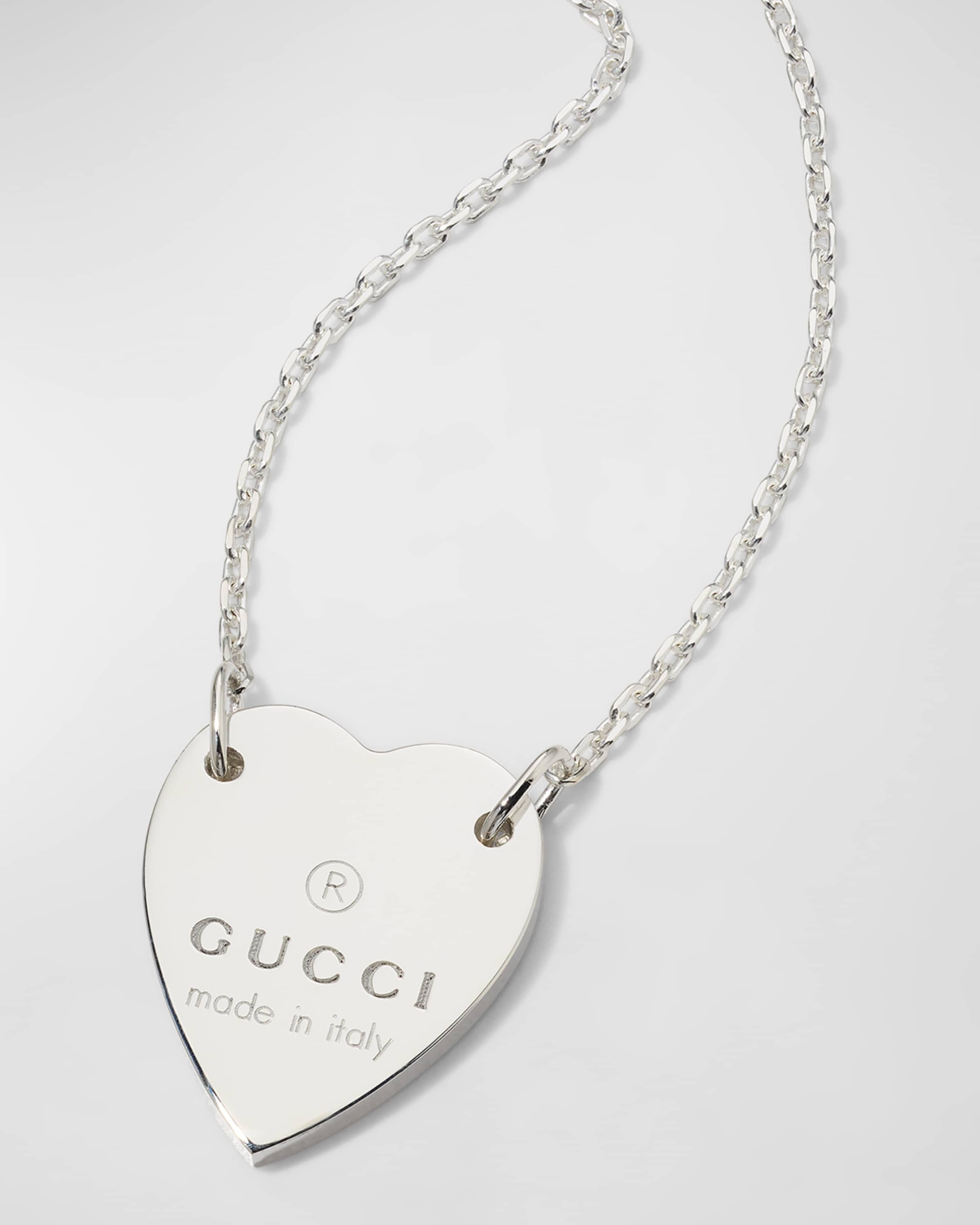 Engraved Heart Trademark Necklace - 5