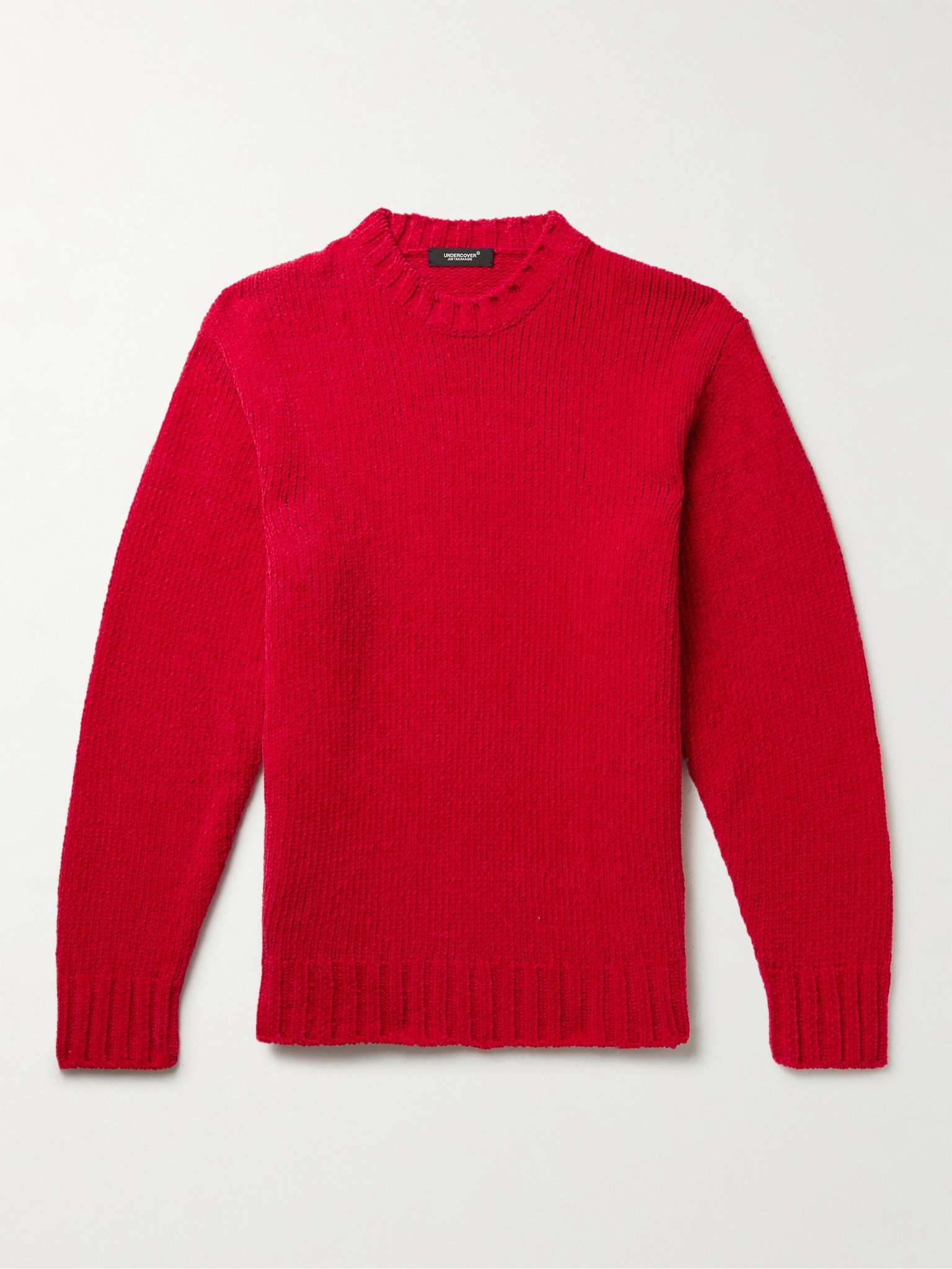 Cotton-Blend Chenille Sweater - 1