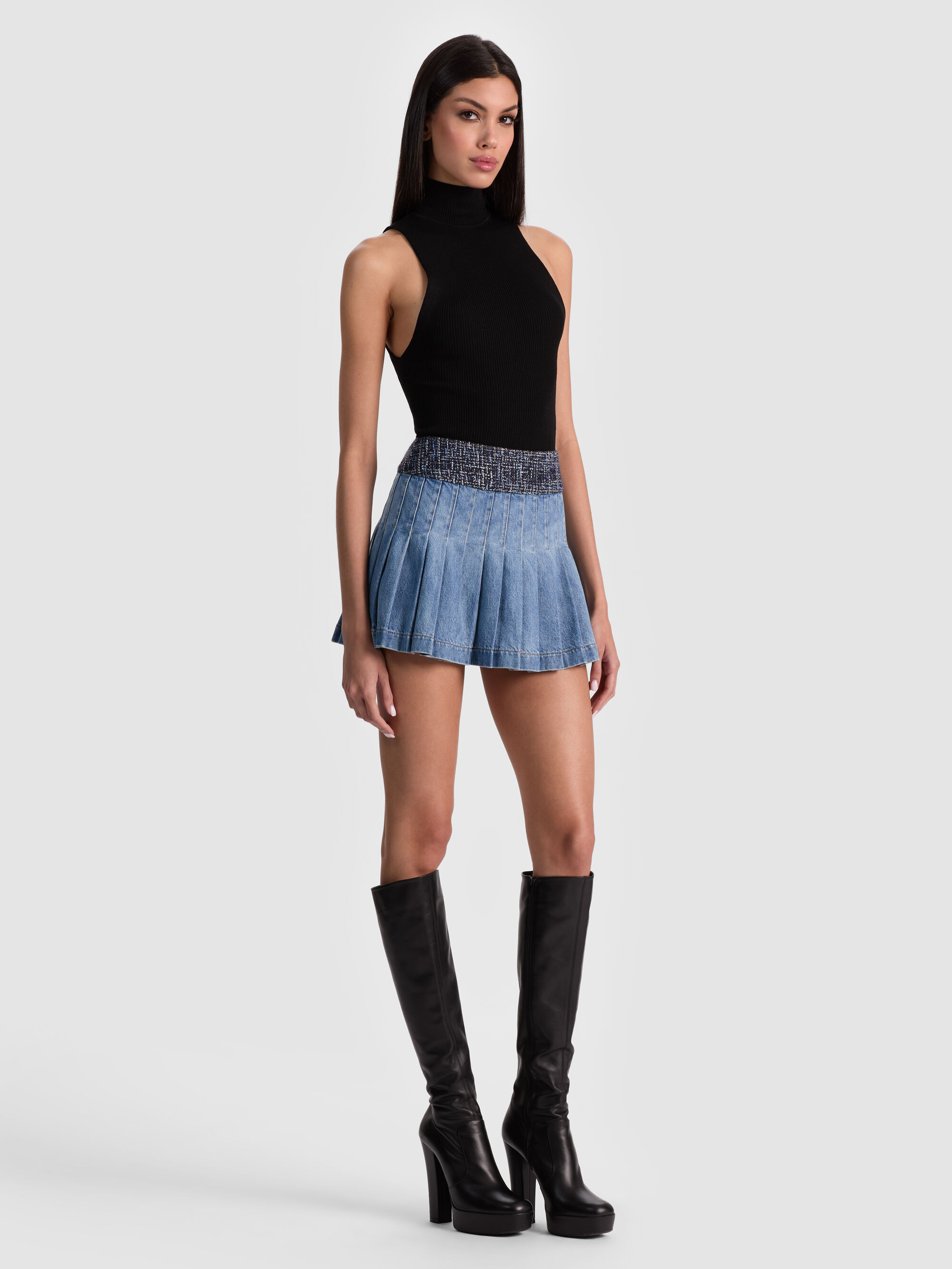 MERA DENIM MINI SKIRT - 6