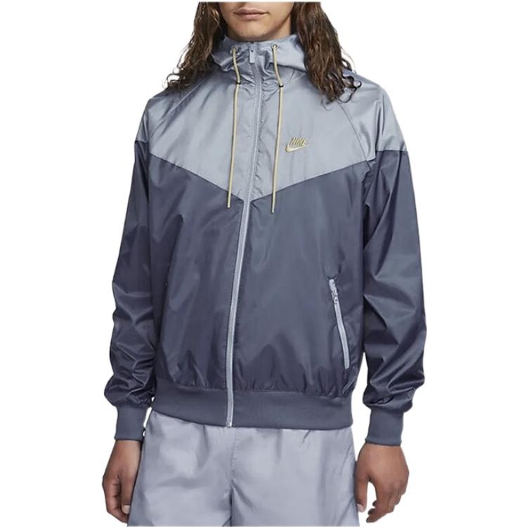 Nike Sportswear Windrunner Hooded Jacket 'Blue Grey' DA0001-491 - 3