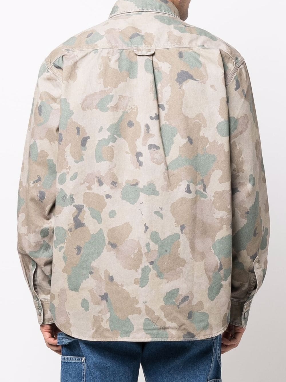 camouflage-print organic-cotton shirt - 4