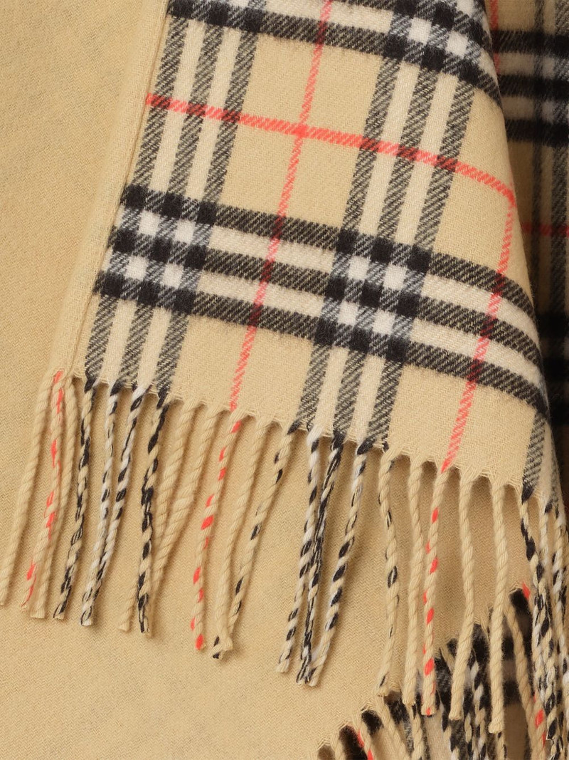 Burberry reversible Check wool cape outlook