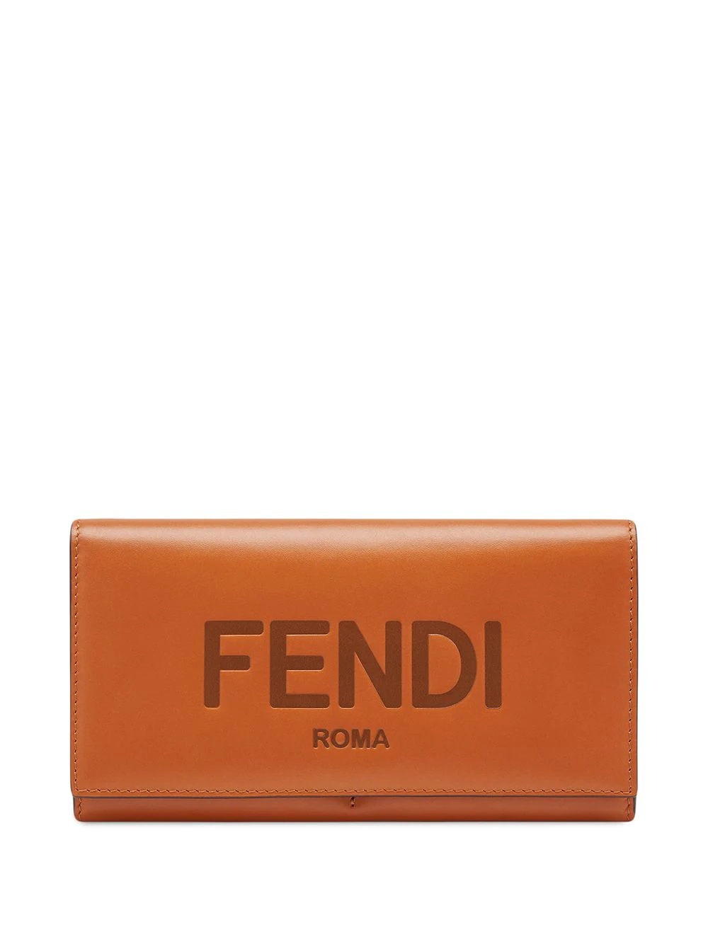 logo-debossed continental wallet - 1