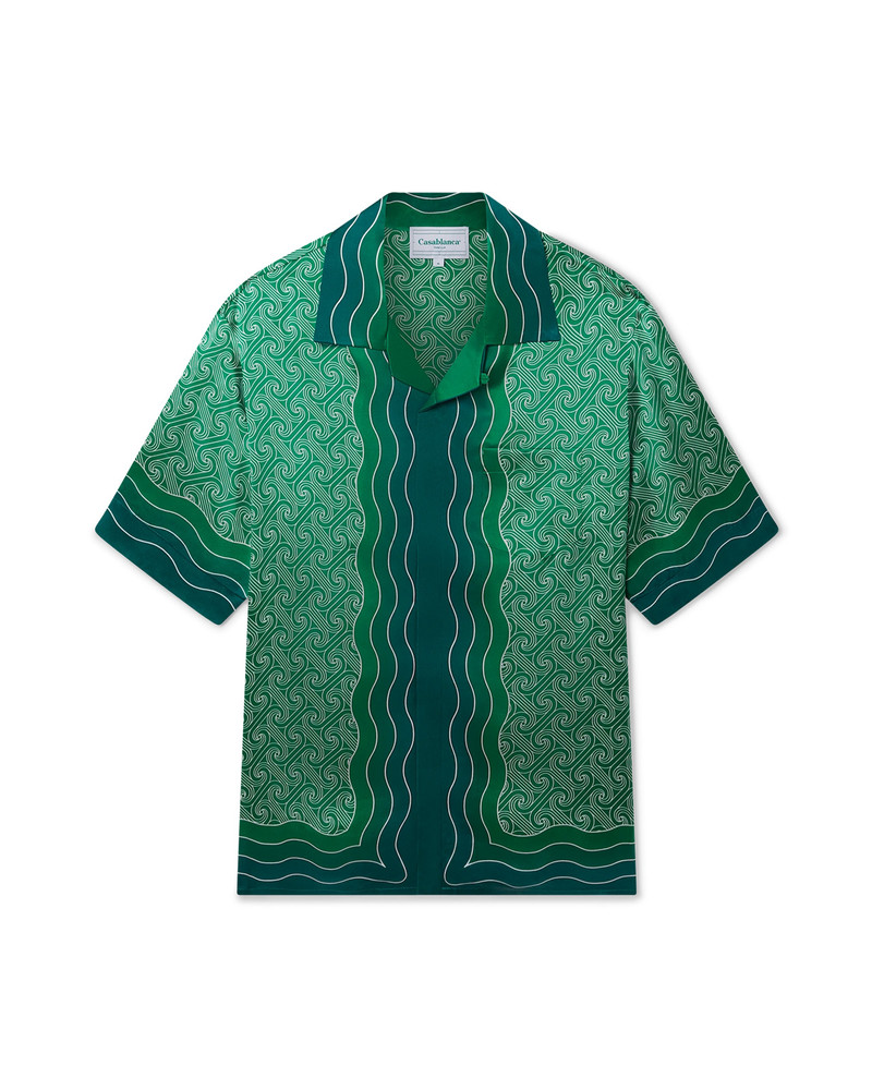 Column Monogram Silk Shirt | Casablanca Paris 1