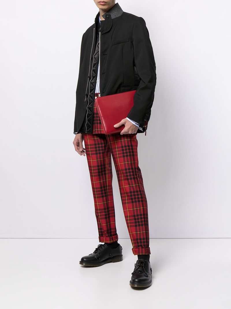 Comme Des Garçons zip-up leather wallet outlook