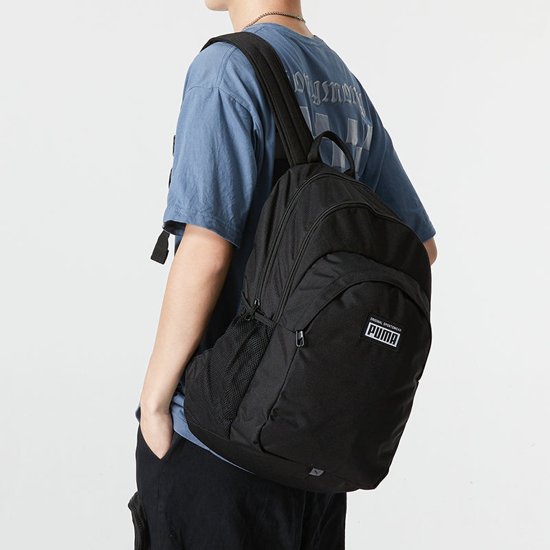 PUMA Academy Backpack 'Black White' 079133-01 - 5