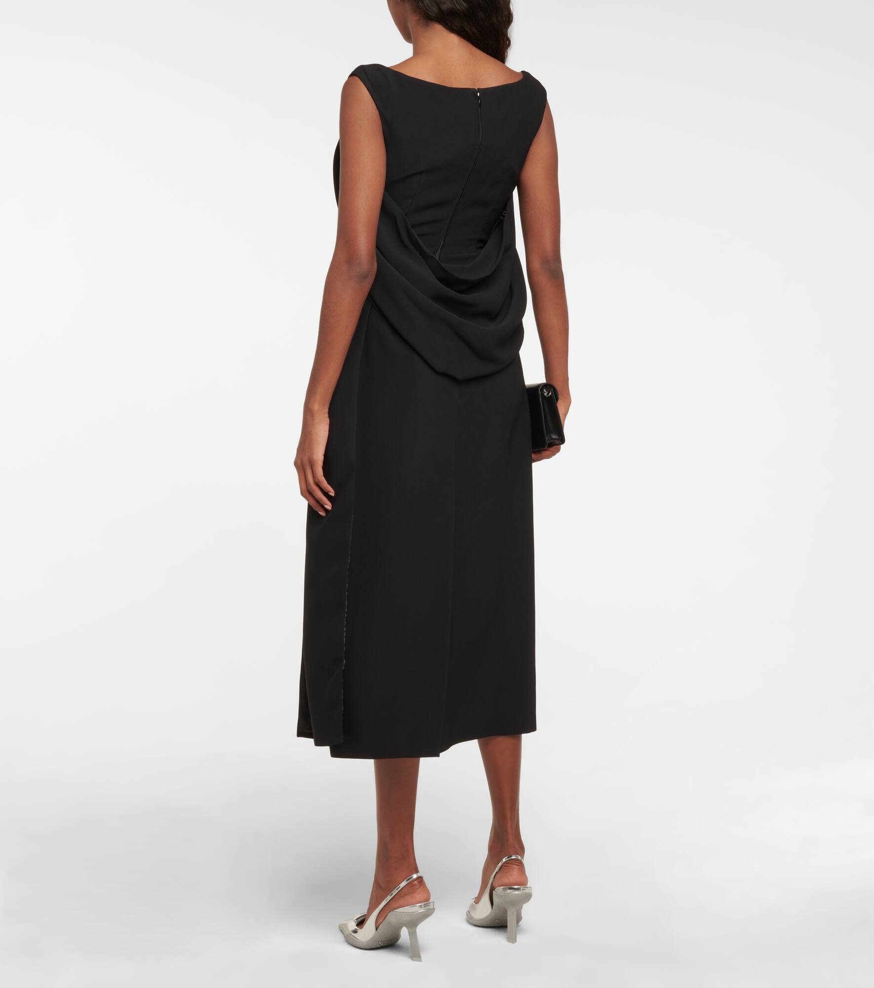 Embellished crêpe dress - 3