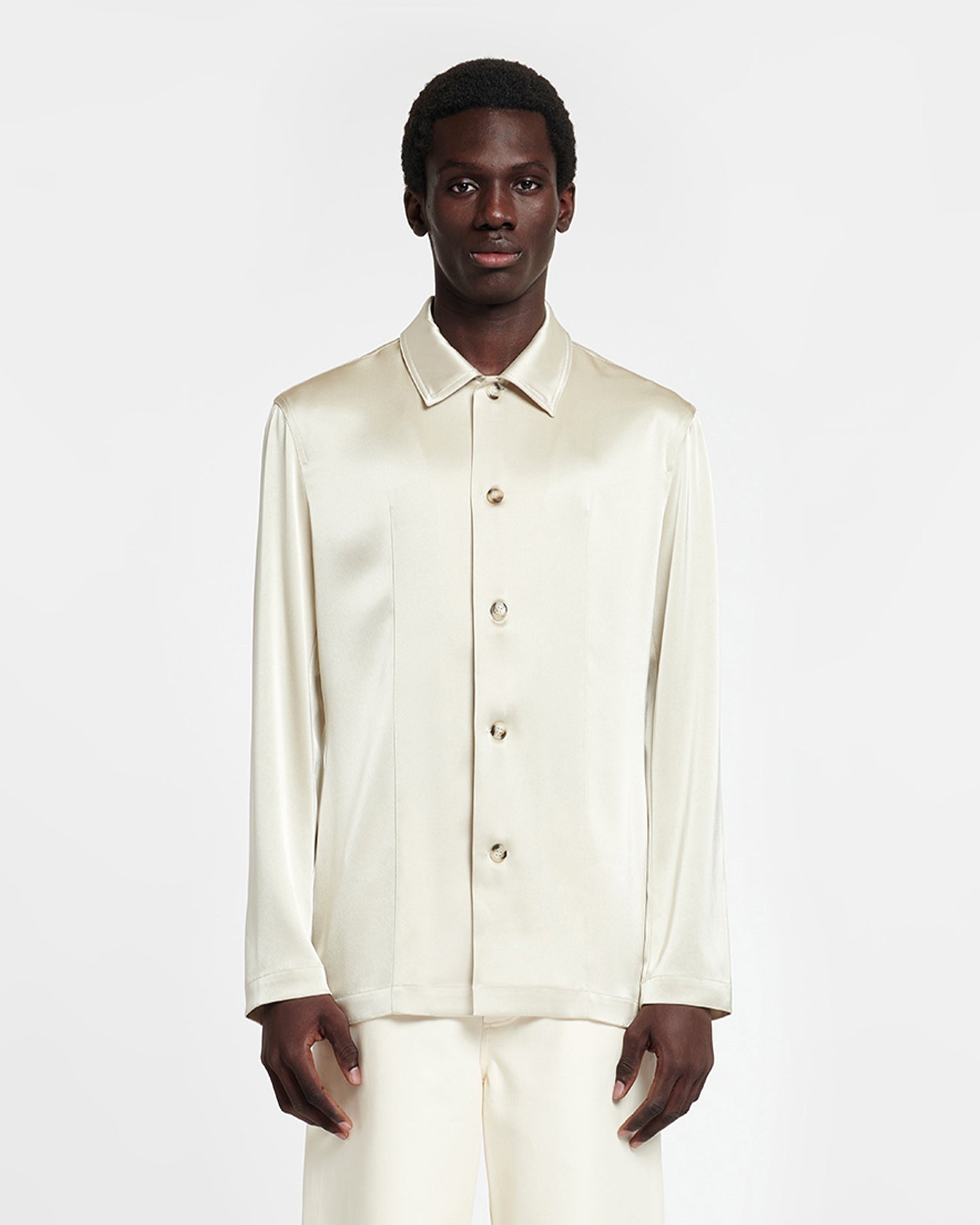 Slip Satin Shirt - 1