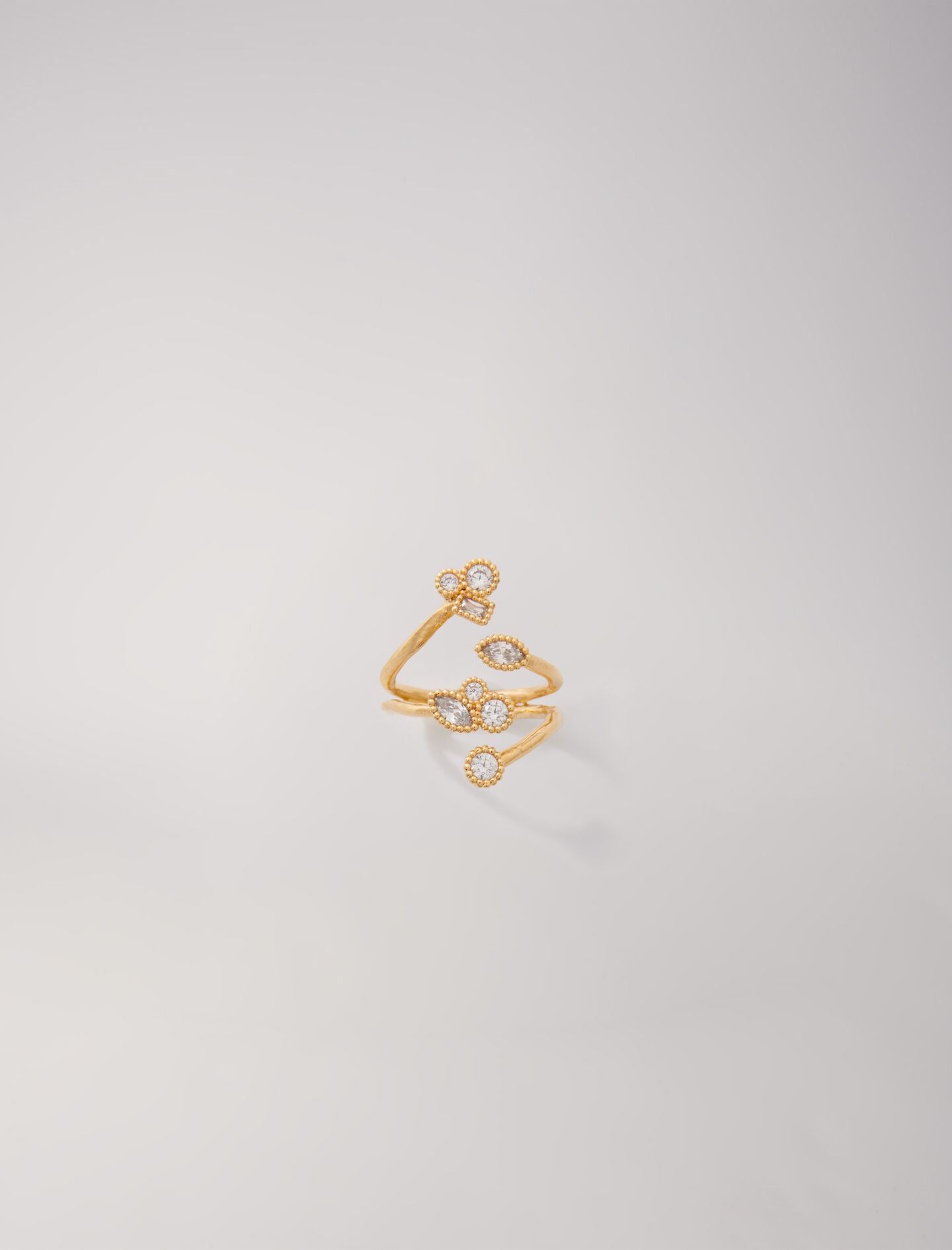 Rhinestone-embellished ring - 6