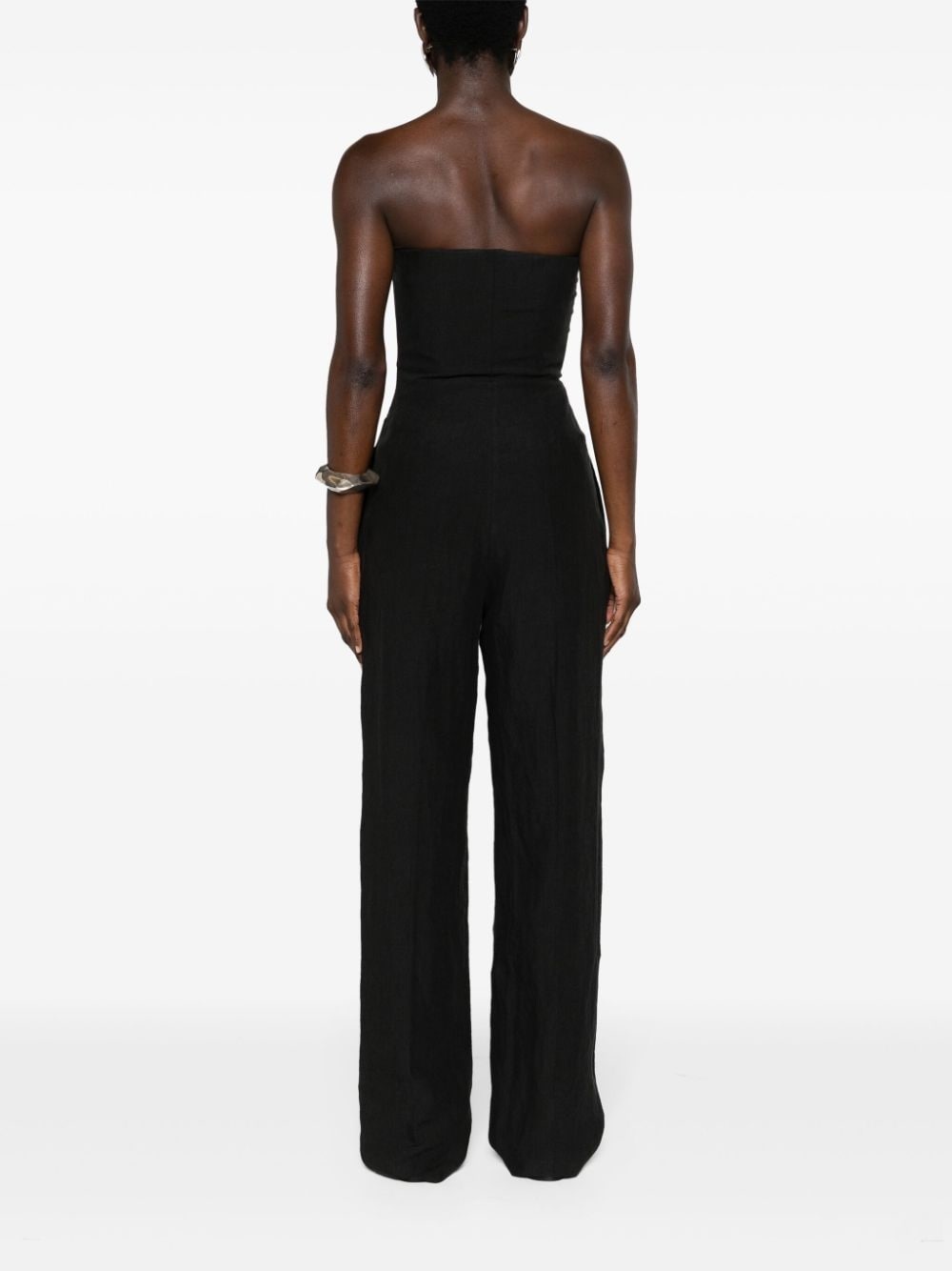 Ita strapless linen jumpsuit - 4