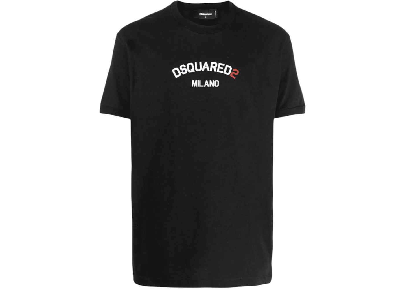 Dsquared2 Branded Milano Logo Cool Fit T-Shirt Black - 1