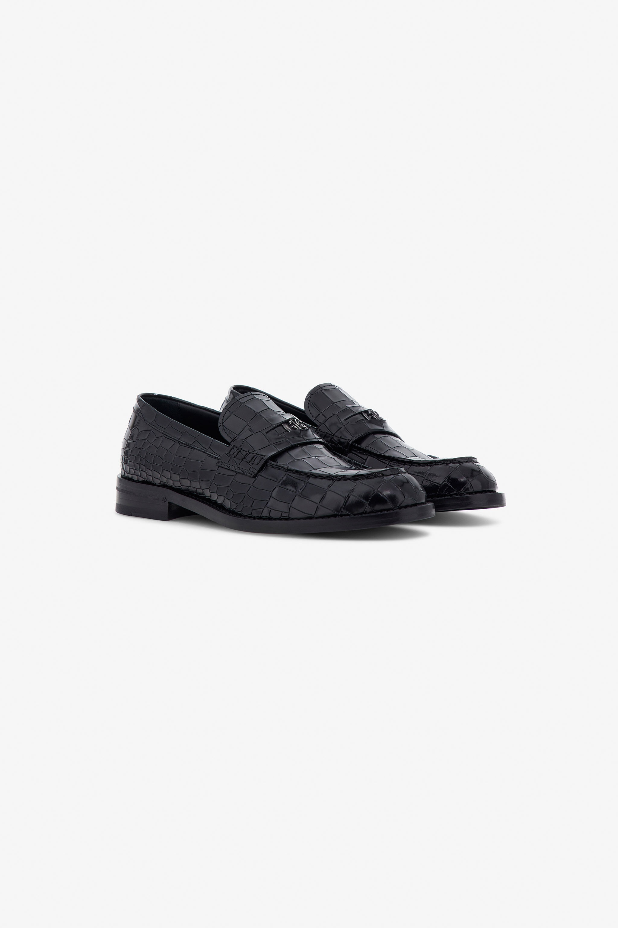 Crocodile-effect loafers - 2