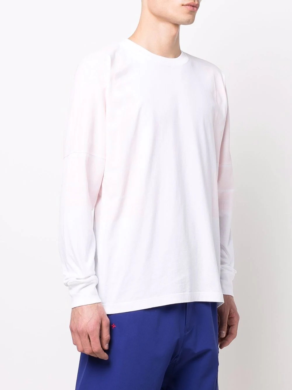 long-sleeve cotton top - 3