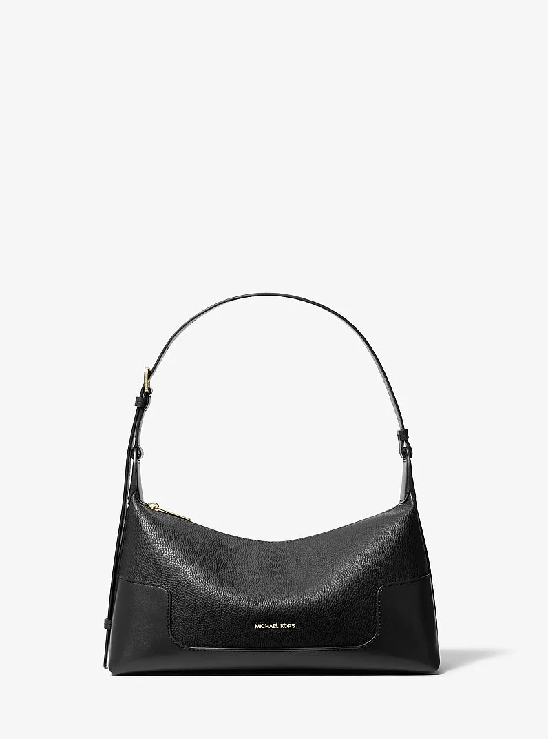 Teddi Medium Textured Slouch Shouder Bag - 1