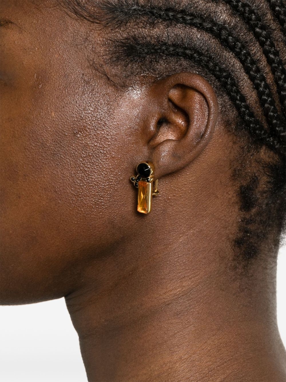crystal-embellished earrings - 2