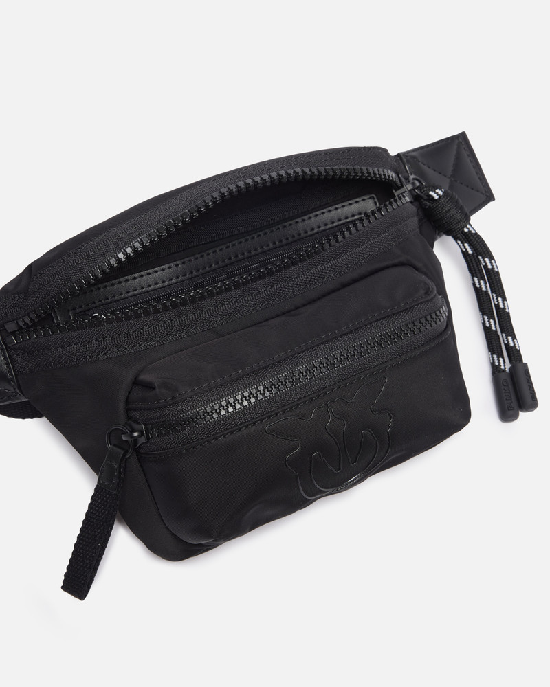 MINI RECYCLED FABRIC BELT BAG WITH BIRDS 4