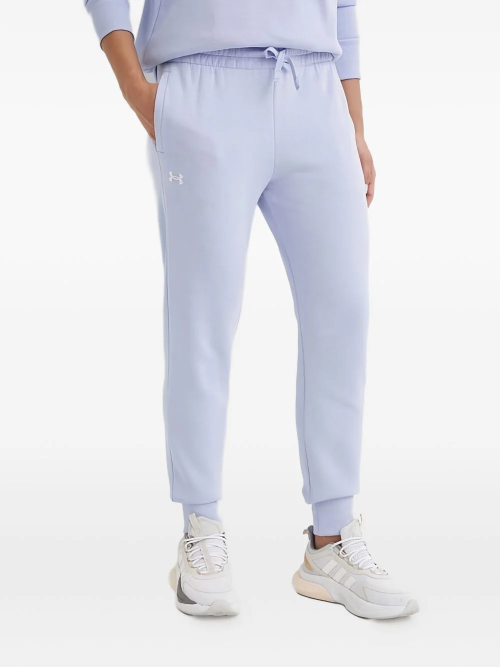 drawstring logo trousers - 1