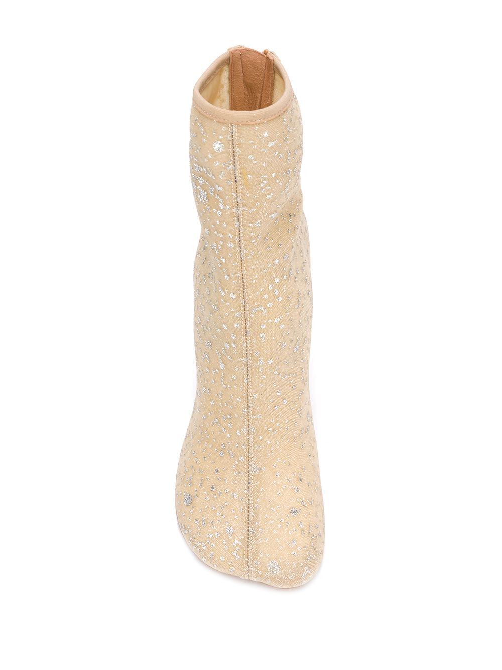 toe-shaped ankle boots - 4
