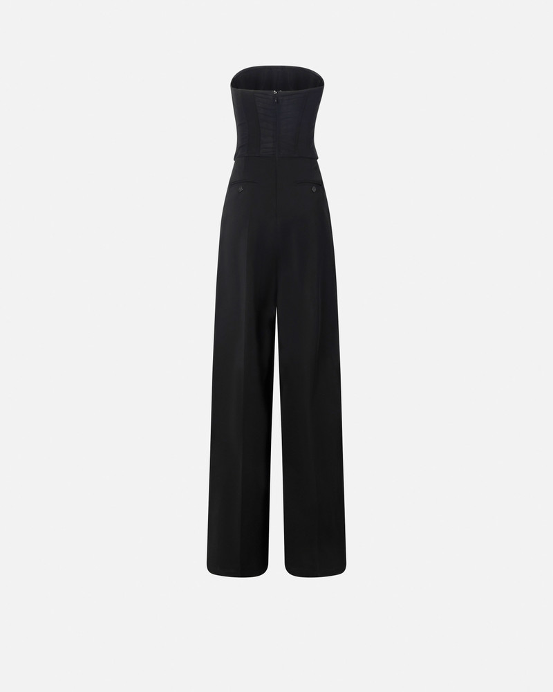ELEGANT BUSTIER JUMPSUIT WITH WIDE-LEG TROUSERS 6